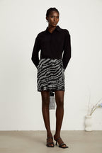 Colette saten mini elbise