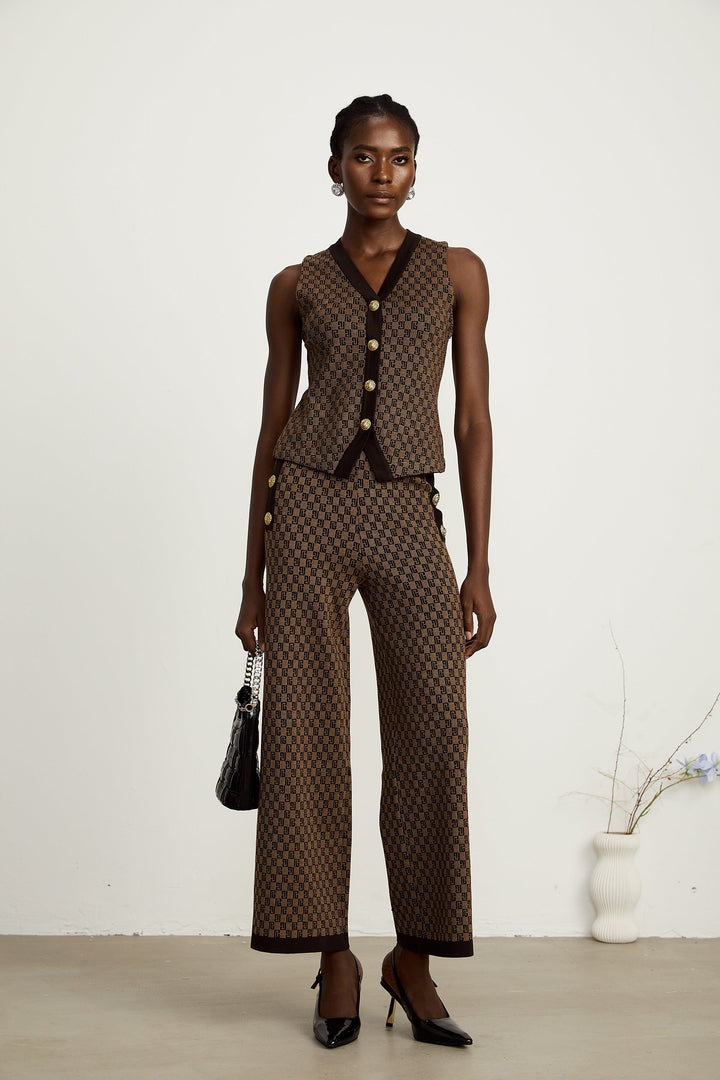 Cyrielle top ve pantolon takım