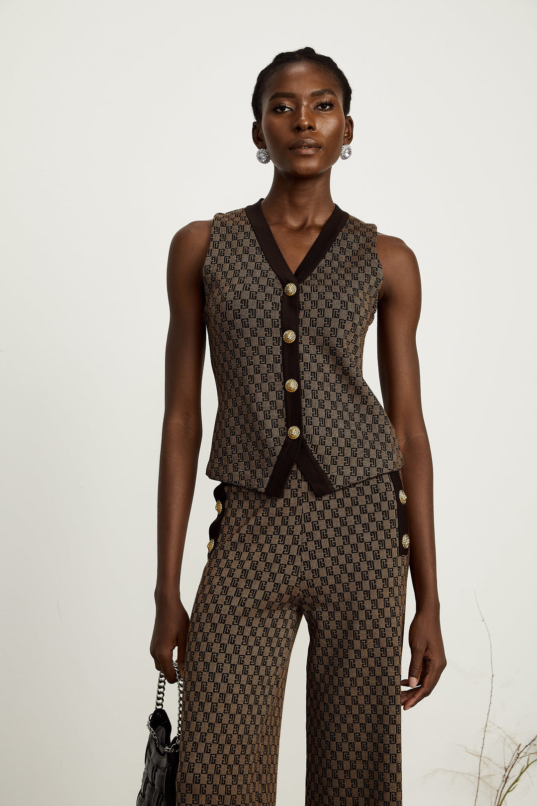 Cyrielle top ve pantolon takım