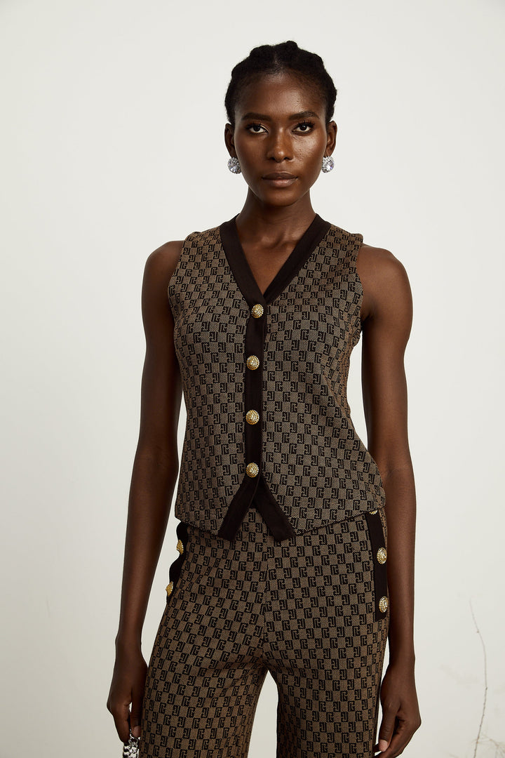 Cyrielle top ve pantolon takım