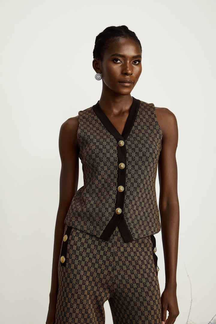 Cyrielle top ve pantolon takım