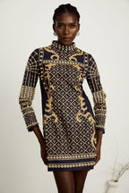 Ysabella suni inci mini elbise