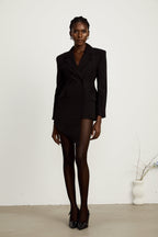 Halley asimetrik blazer ceket