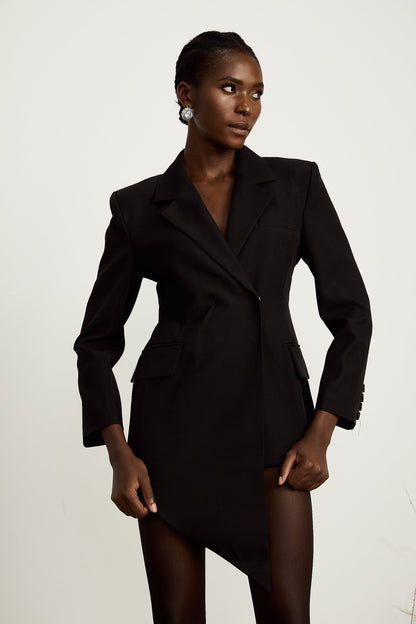 Halley asimetrik blazer ceket