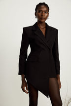 Halley asimetrik blazer ceket