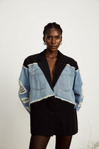 Halley panel blazer ceket