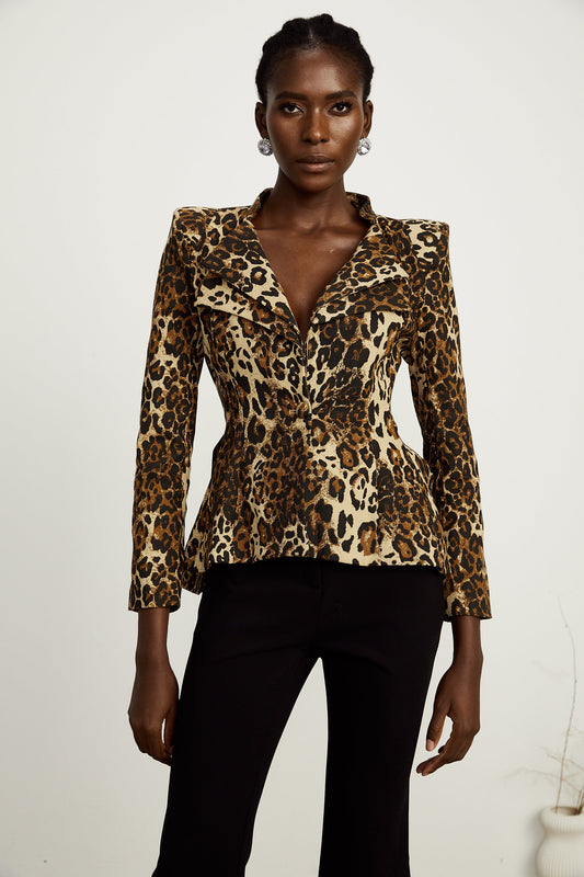 Colette leopar ceket