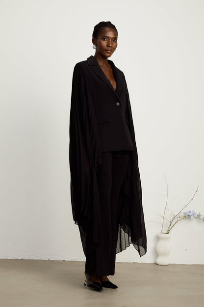 Justine tül blazer ceket