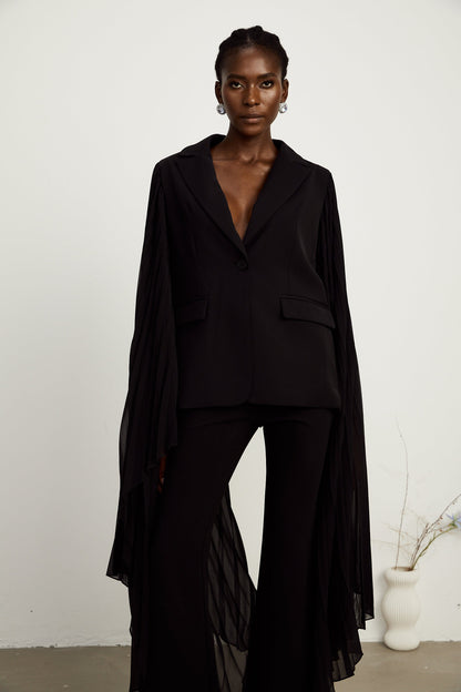 Justine tül blazer ceket