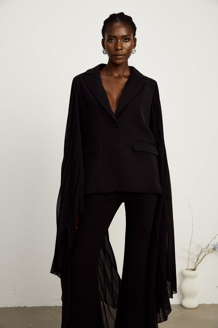 Justine tül blazer ceket