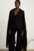Justine tül blazer ceket
