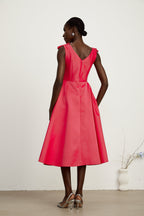 Eulalie detay midi elbise