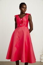 Eulalie detay midi elbise