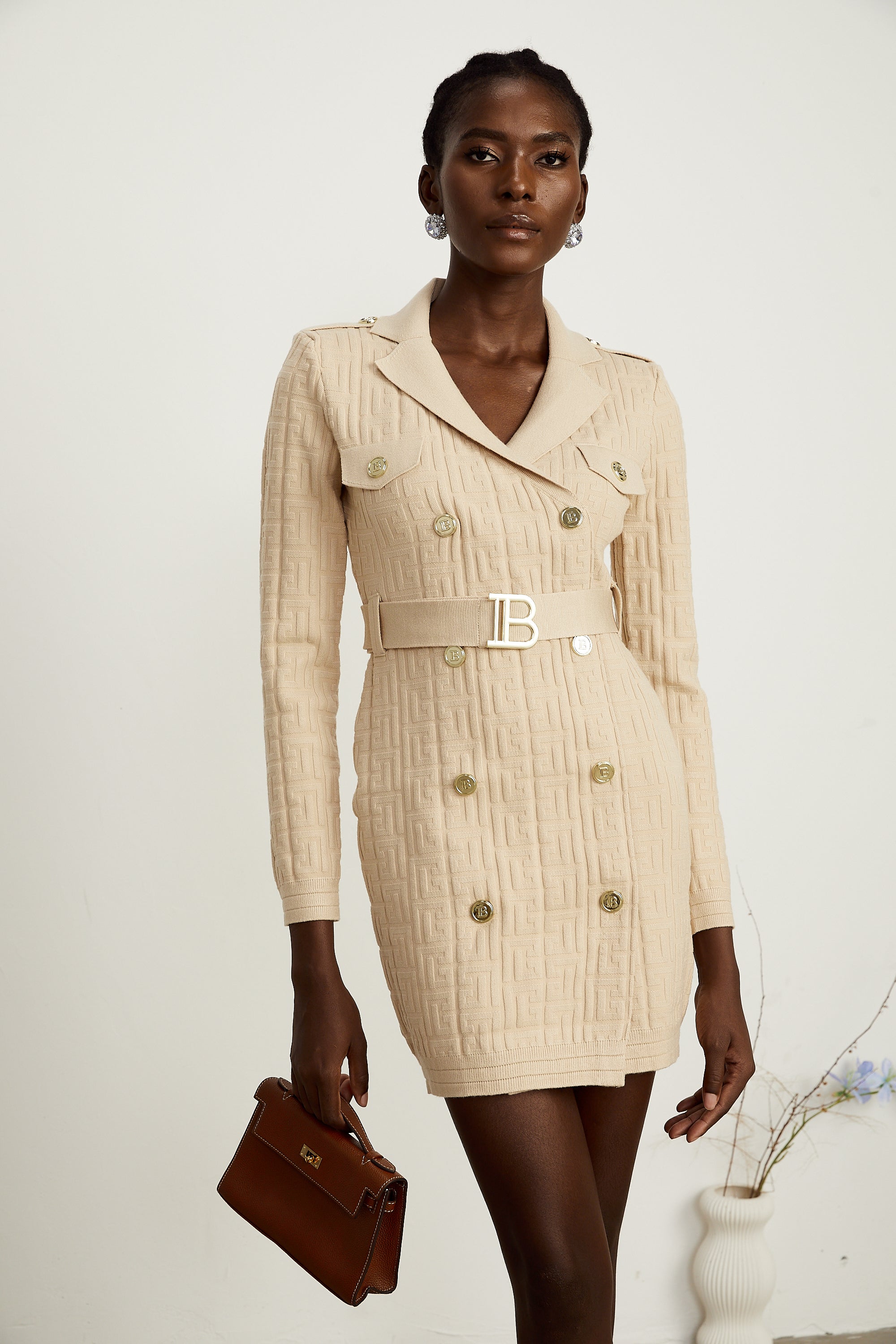 Clémence mini elbise