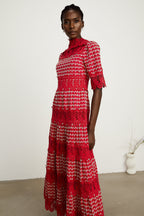 Chantal tarak midi elbise