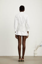 Jeanine gömlek mini elbise