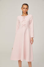 Elise fiyonk midi elbise