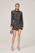 Jeannette mini gömlek elbise