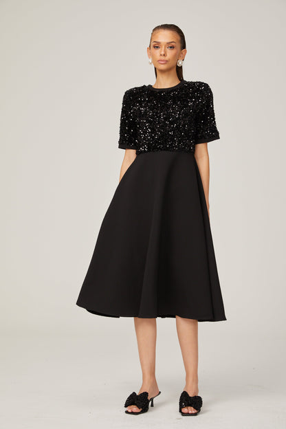 Charlotte payet midi elbise