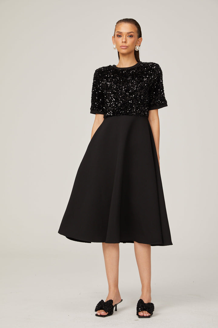 Charlotte payet midi elbise