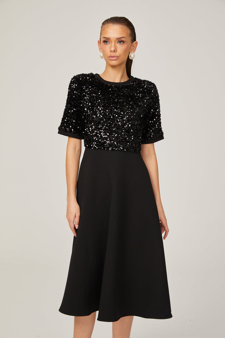 Charlotte payet midi elbise
