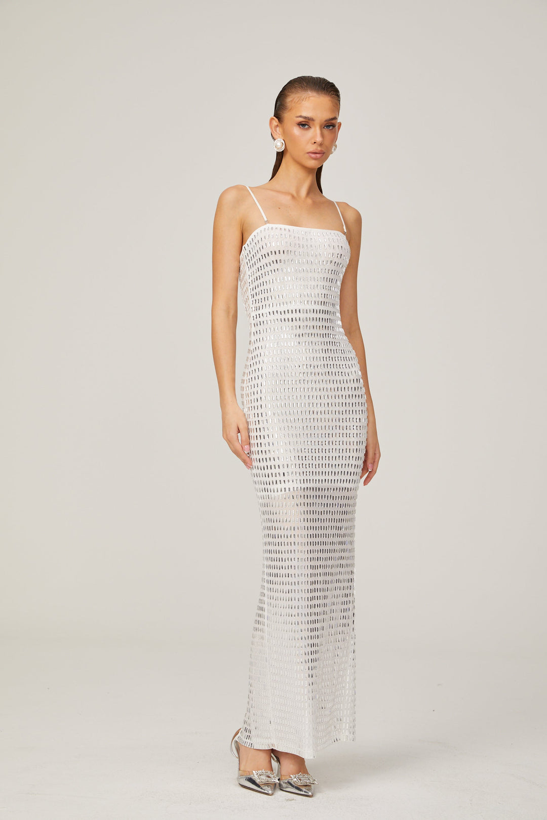 Amelina midi elbise