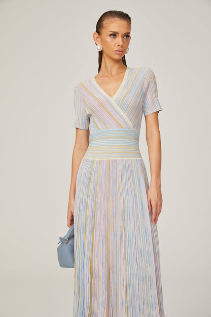 Diane midi elbise