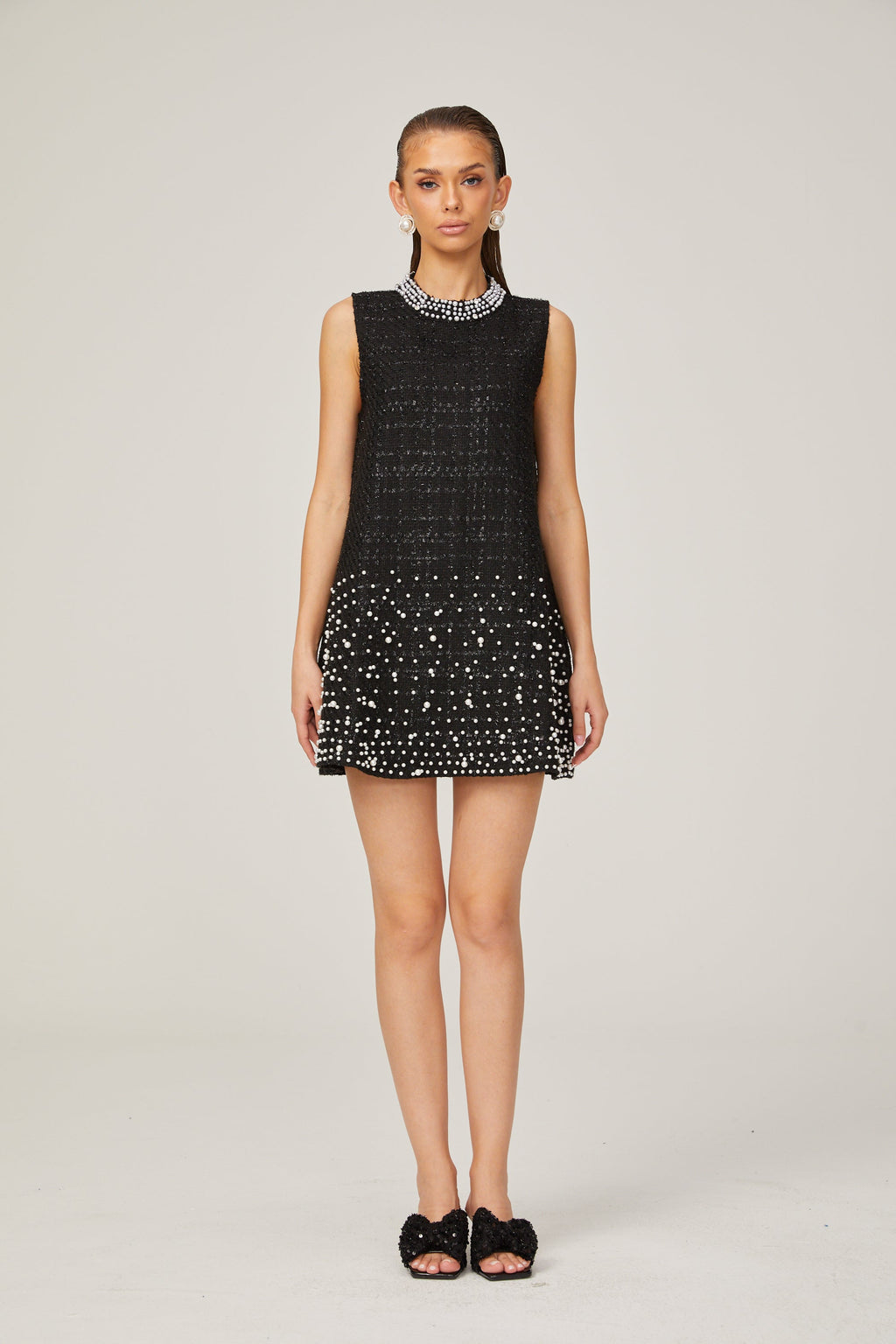 Elisabeth tüvit mini elbise