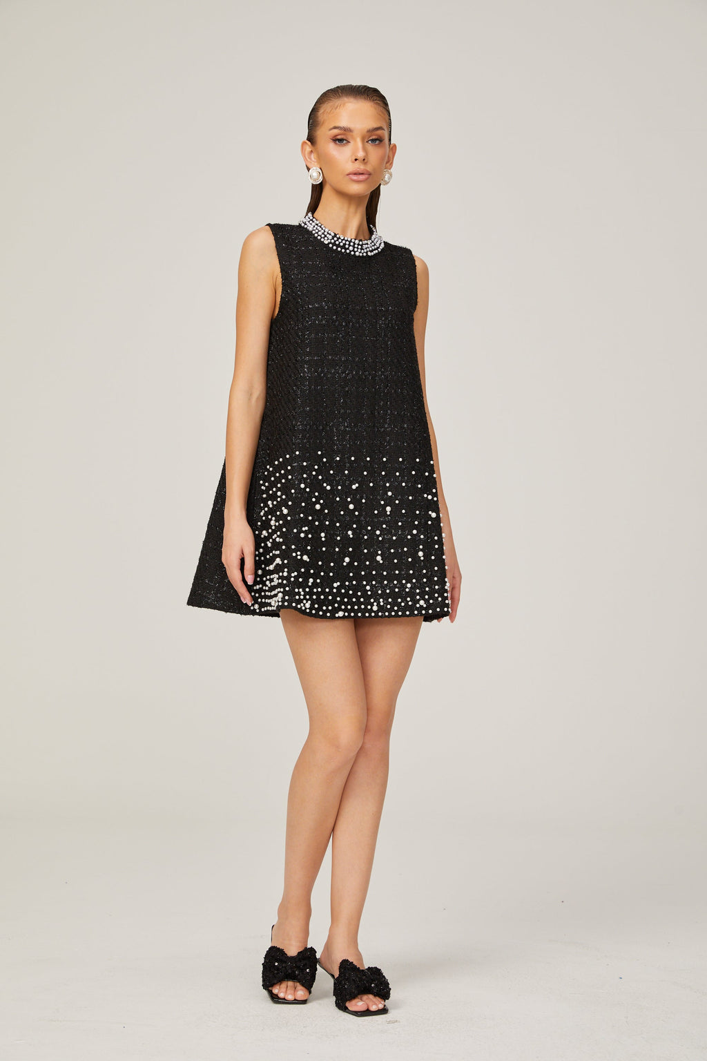 Elisabeth tüvit mini elbise