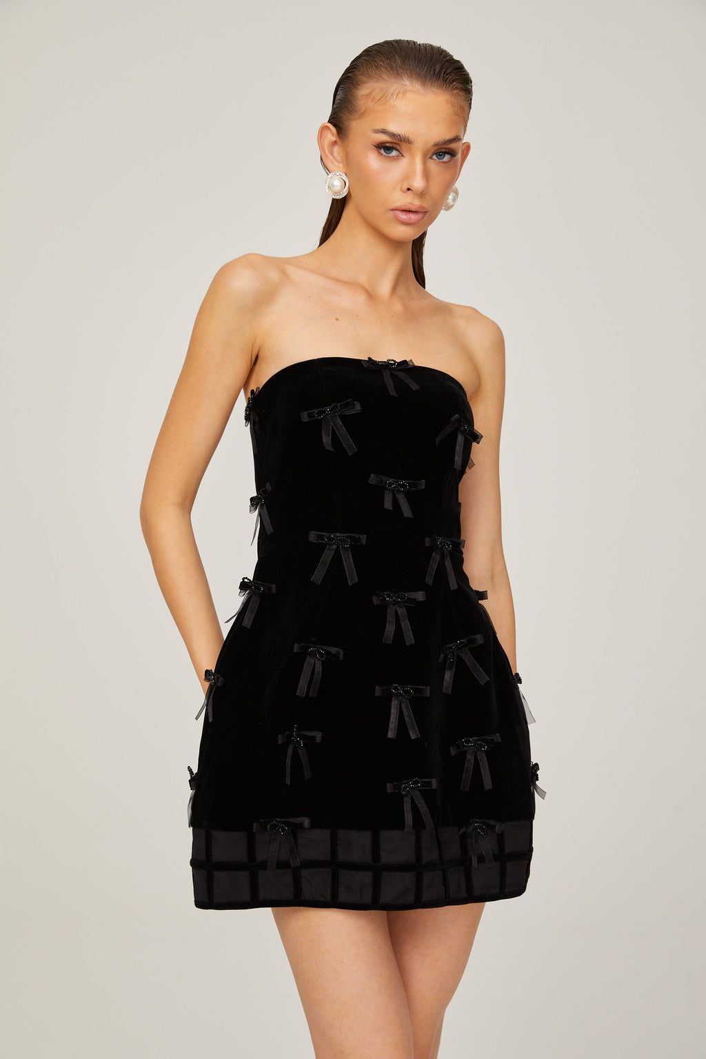 Geneviève fiyonk mini elbise