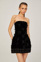 Geneviève fiyonk mini elbise