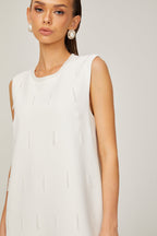 Ghislaine püskül mini elbise