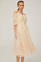 Danielle midi elbise