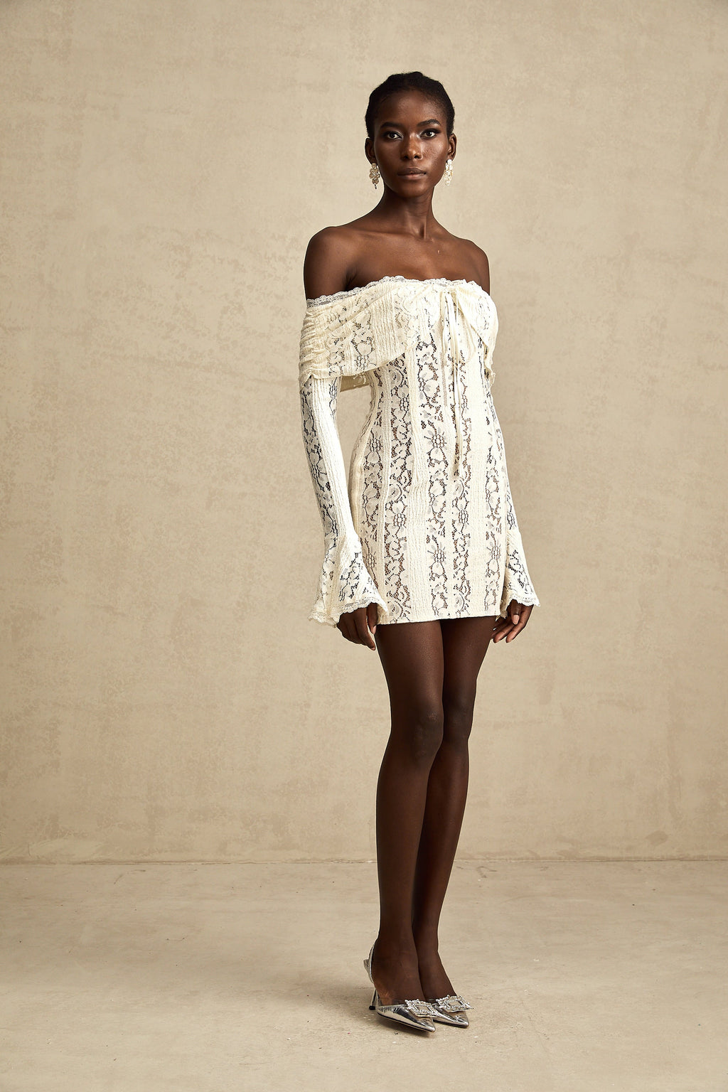 Émeline kloş mini elbise