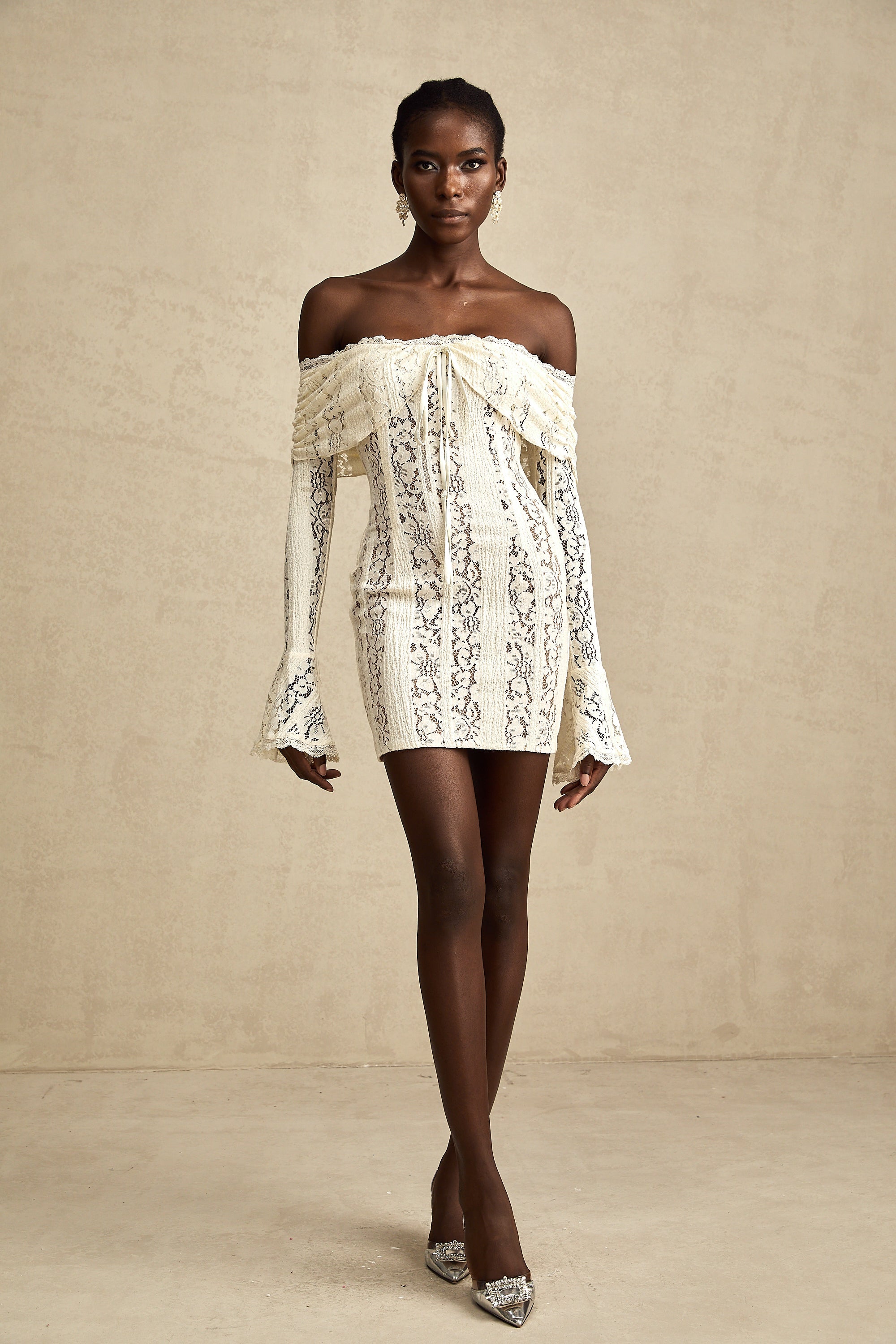 Émeline kloş mini elbise