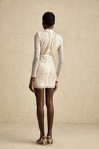 Noémie kristal mini elbise