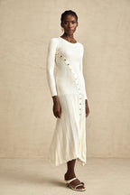 Éléonore midi elbise