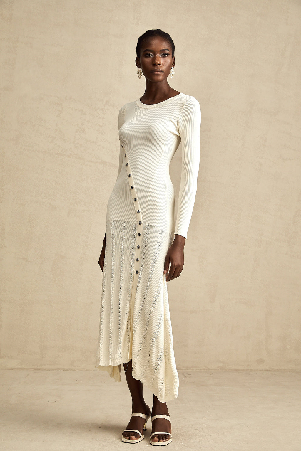 Éléonore midi elbise