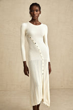 Éléonore midi elbise