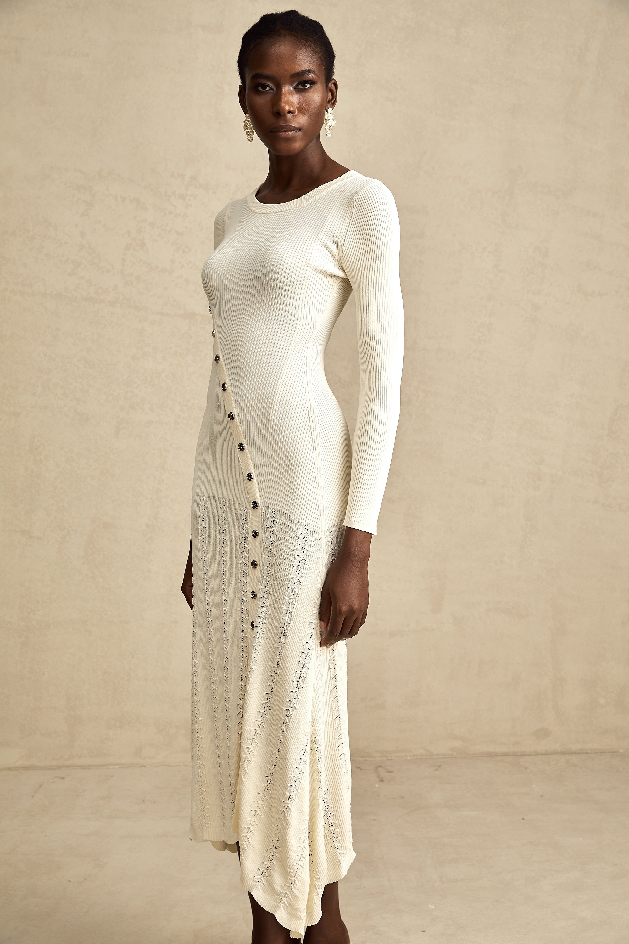 Éléonore midi elbise