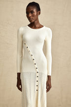 Éléonore midi elbise