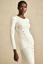 Éléonore midi elbise