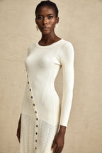 Éléonore midi elbise