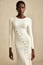 Éléonore midi elbise