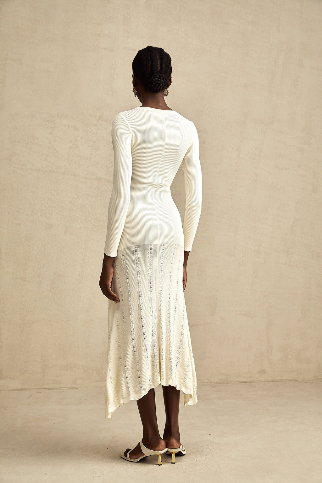 Éléonore midi elbise