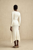 Éléonore midi elbise