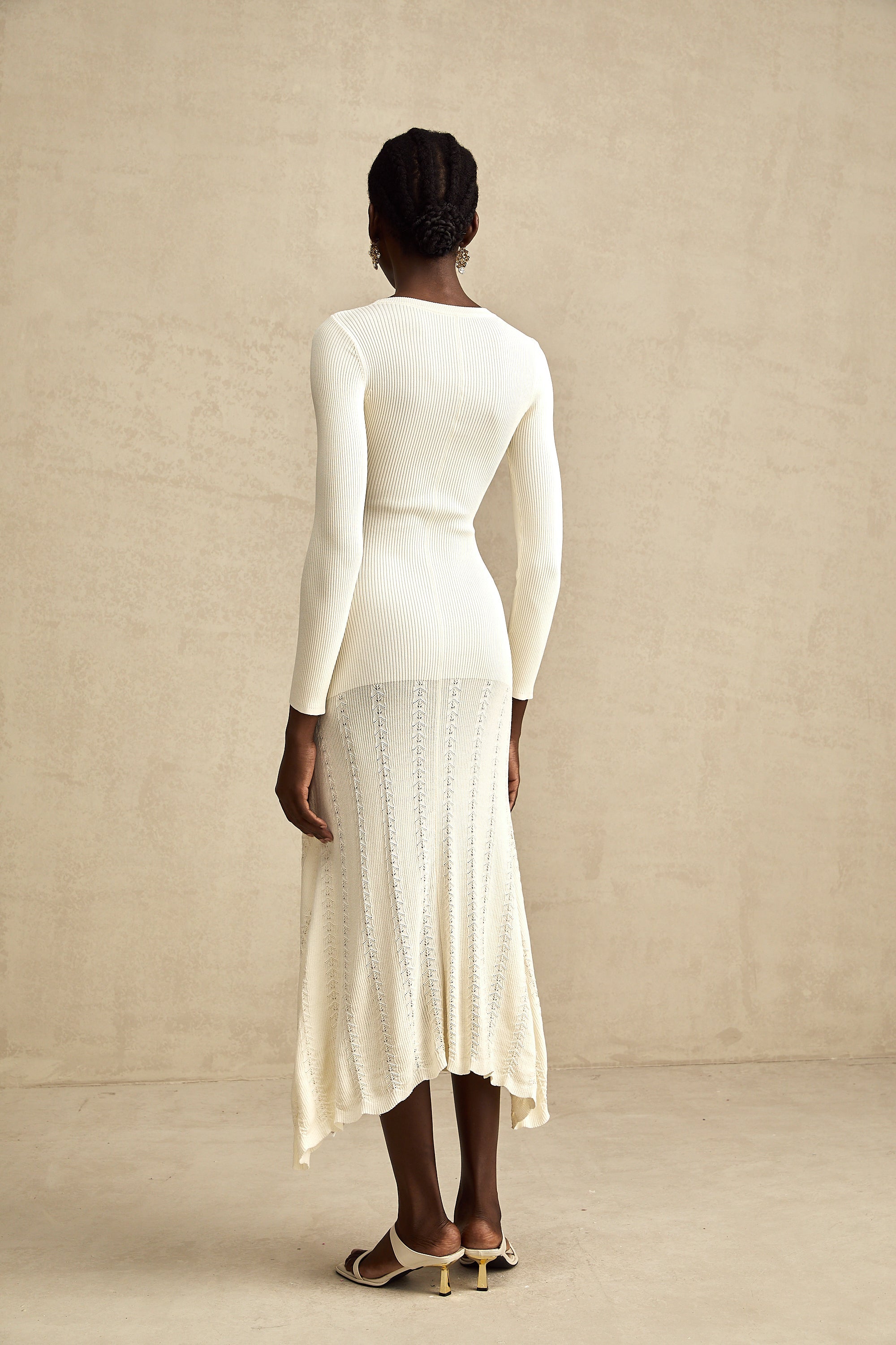 Éléonore midi elbise