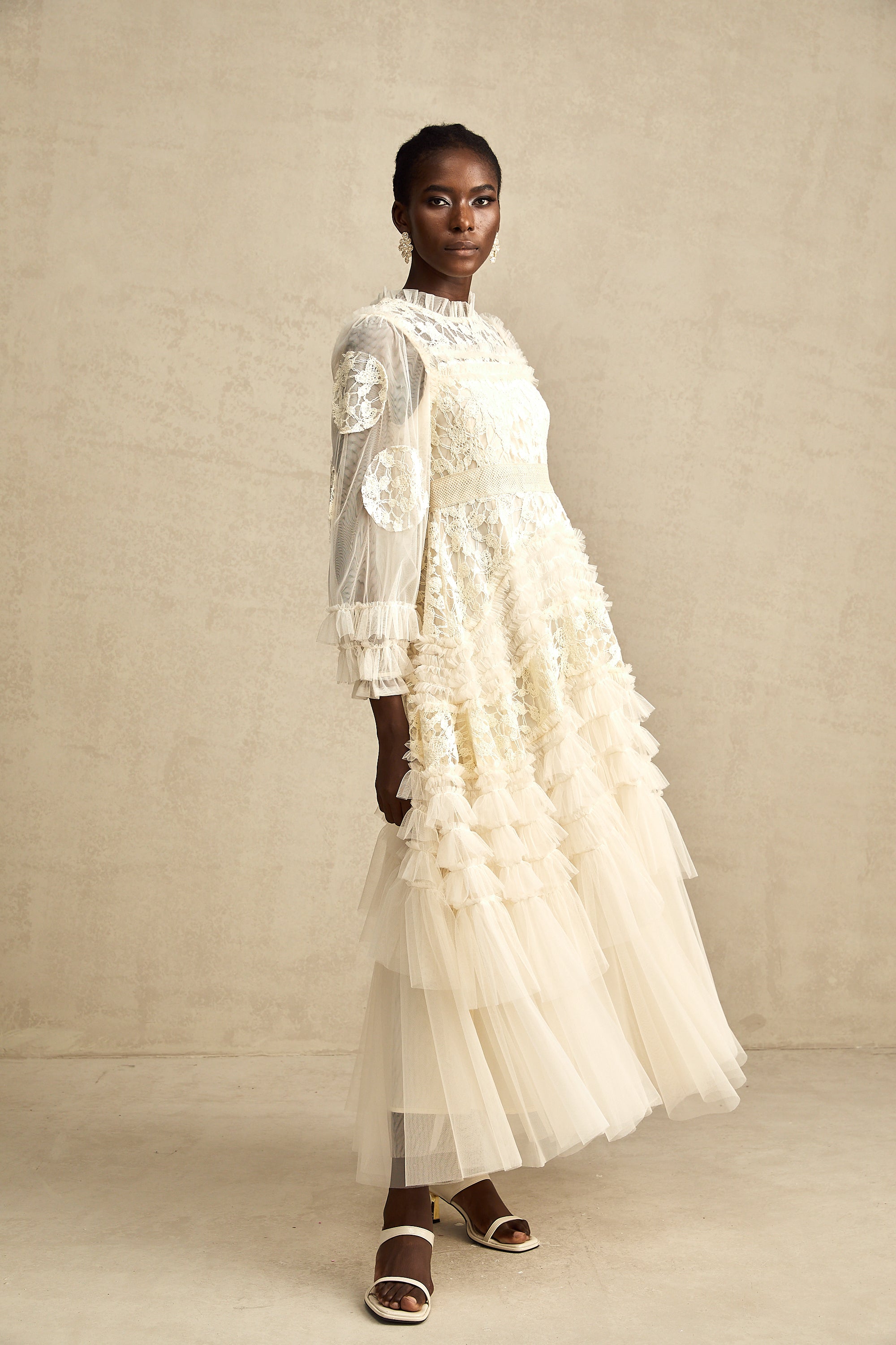 Capucine maksi elbise