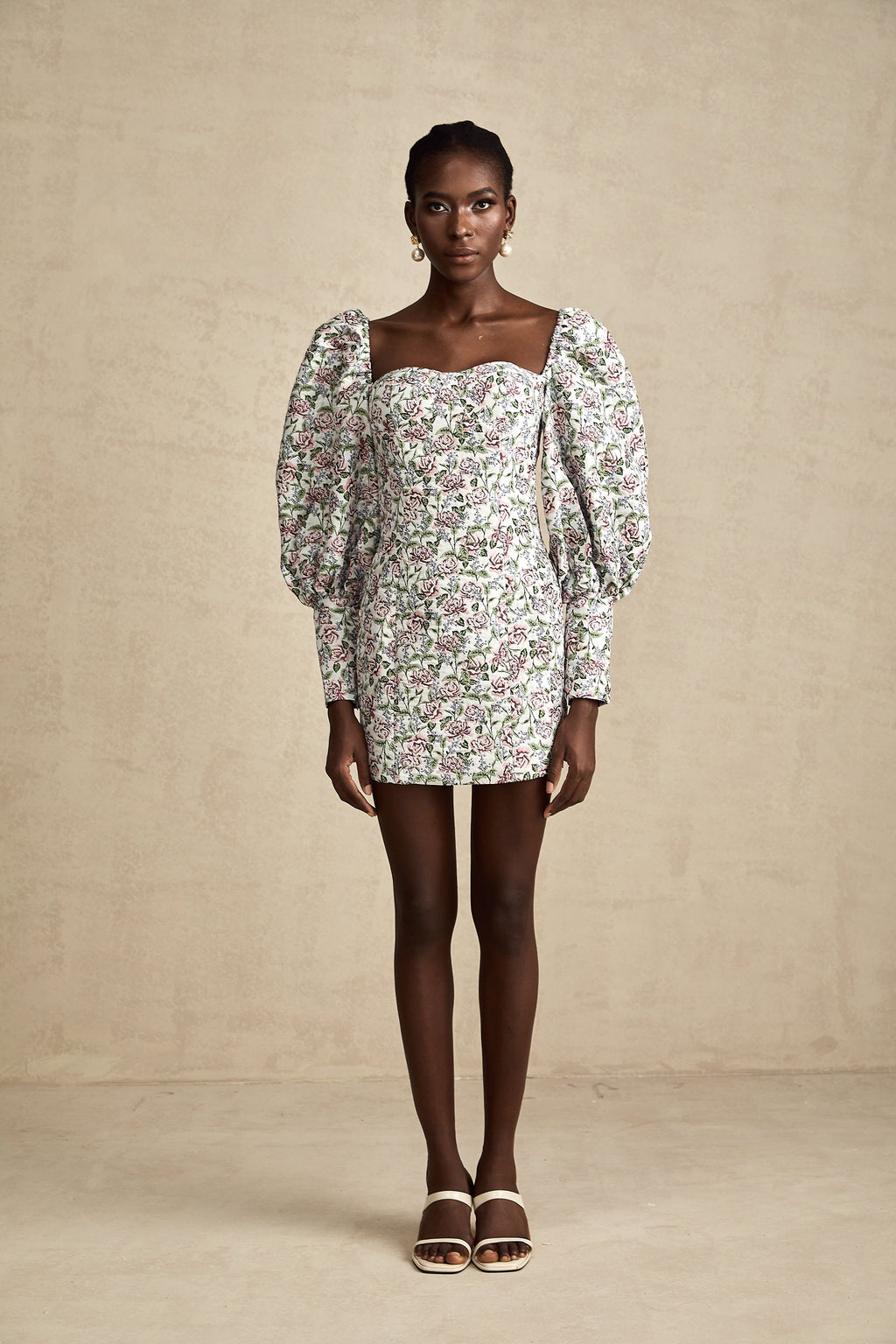 Gaëlle desen mini elbise