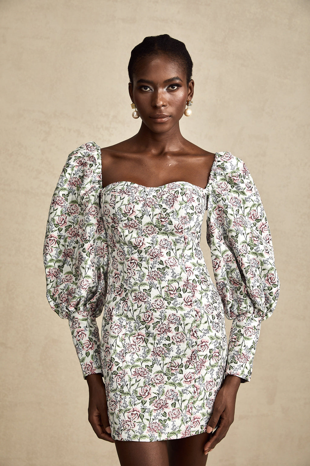 Gaëlle desen mini elbise